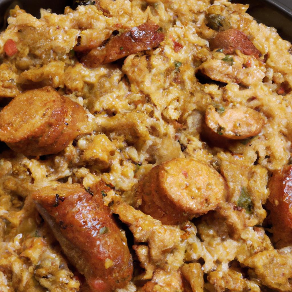 image from Chicken & sausage jambalaya