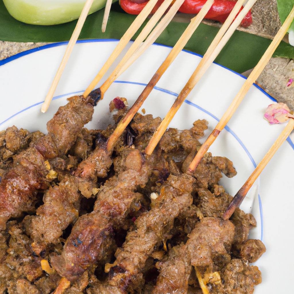 image from Sate lilit - minced meat satay