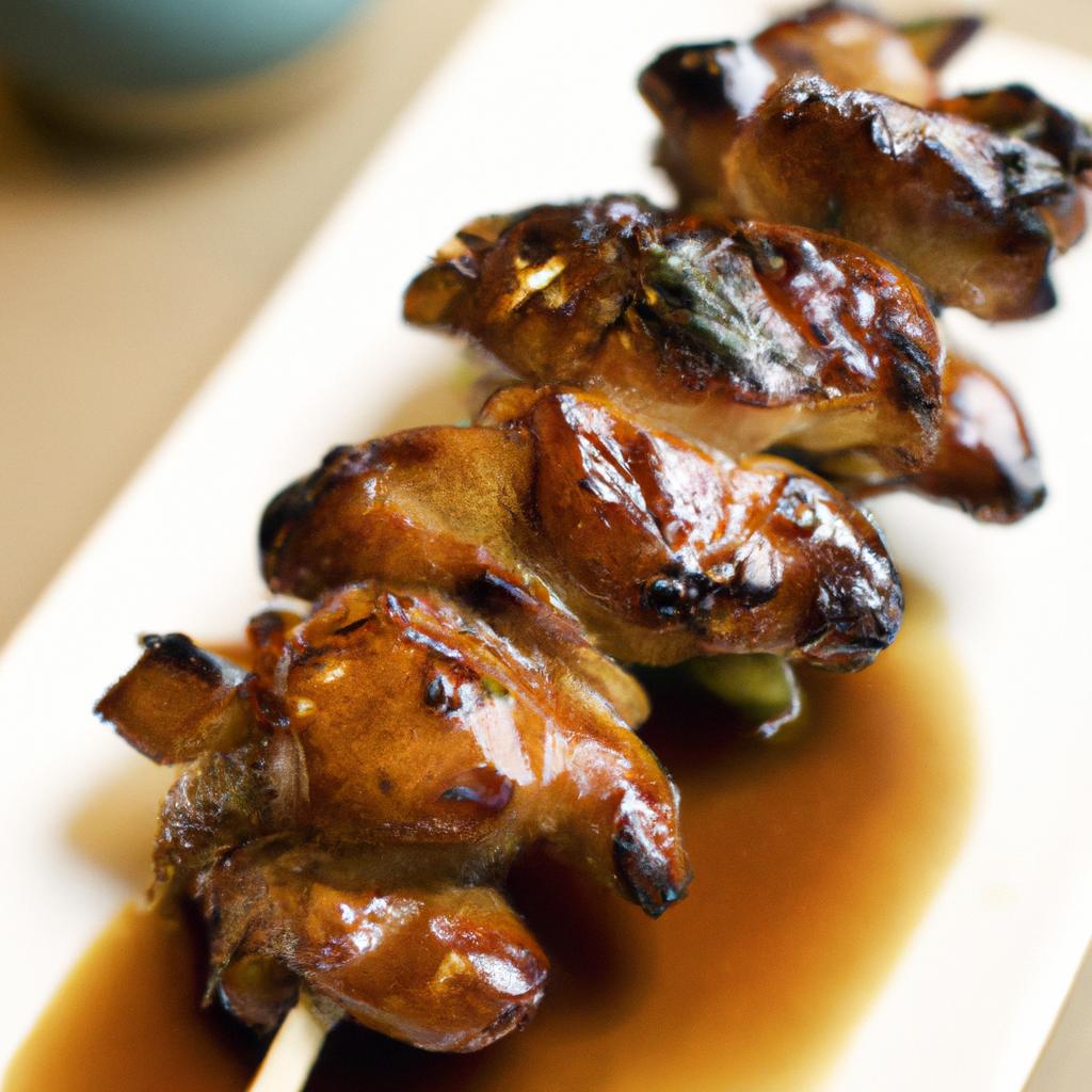 image from Teriyaki chicken skewers