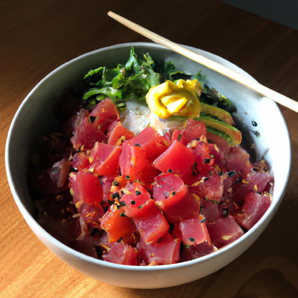 image from Tuna poke bowl
