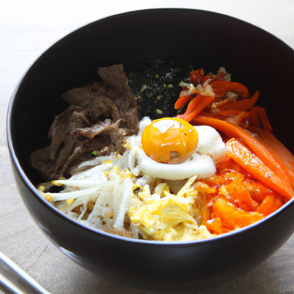 image from Bibimbap bowl