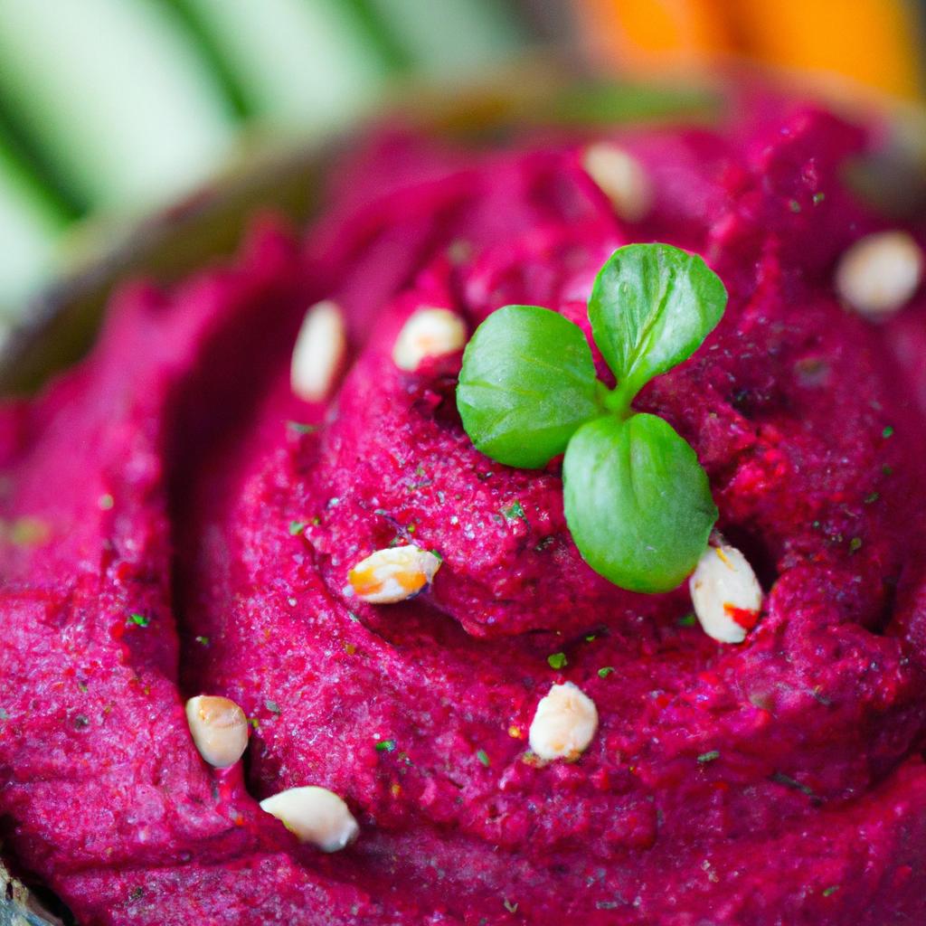 image from Beet hummus